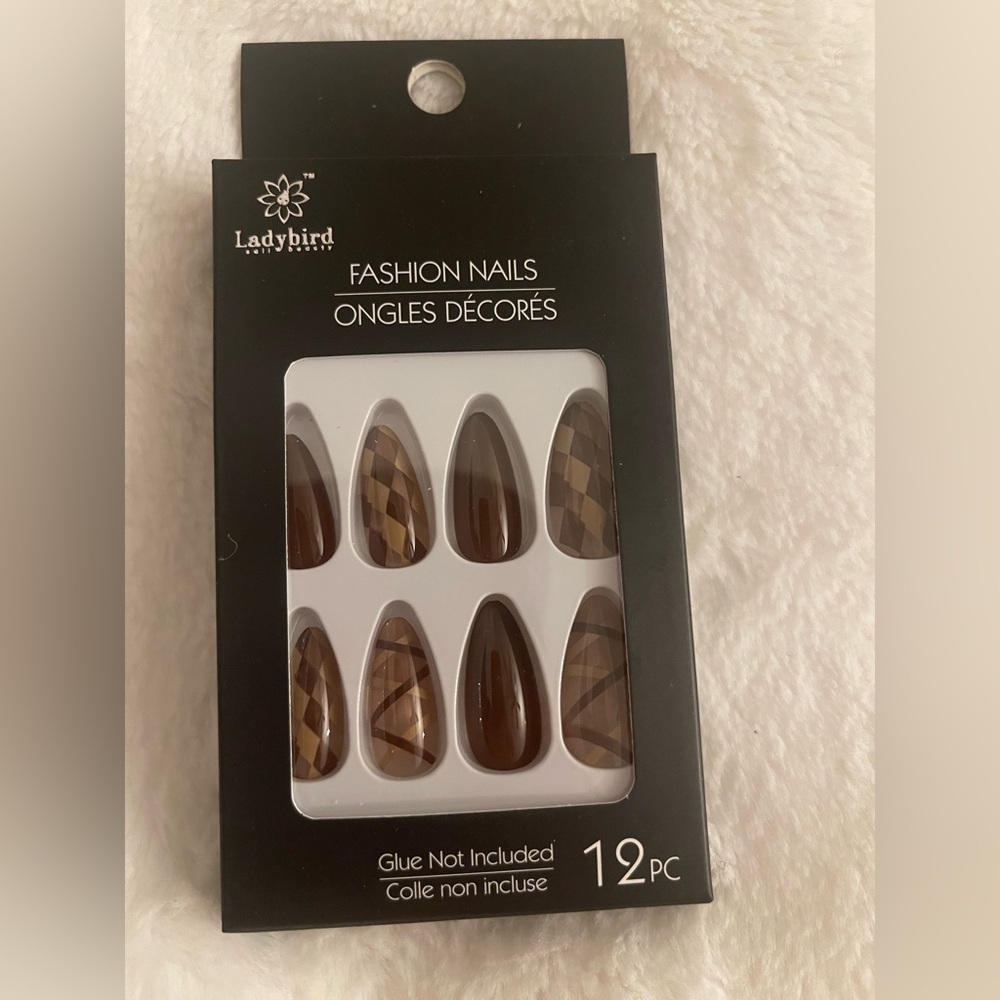 🤍🤍🤎Fashion Nails - Brown - Picture 6 of 9